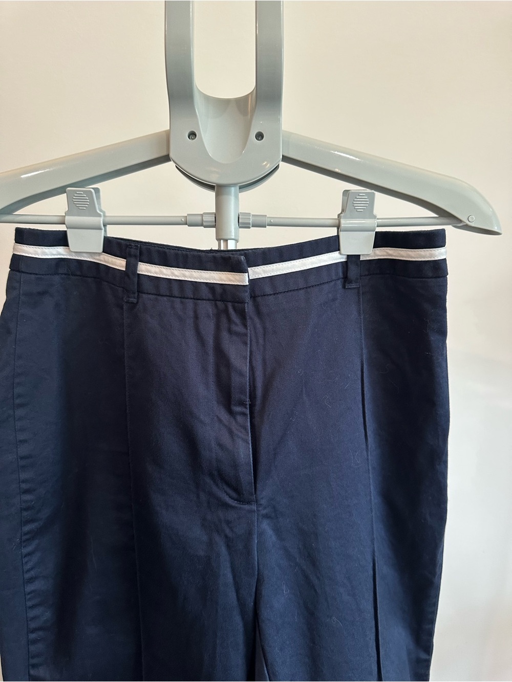 Liz Claiborne Navy Pants with White Label Accent